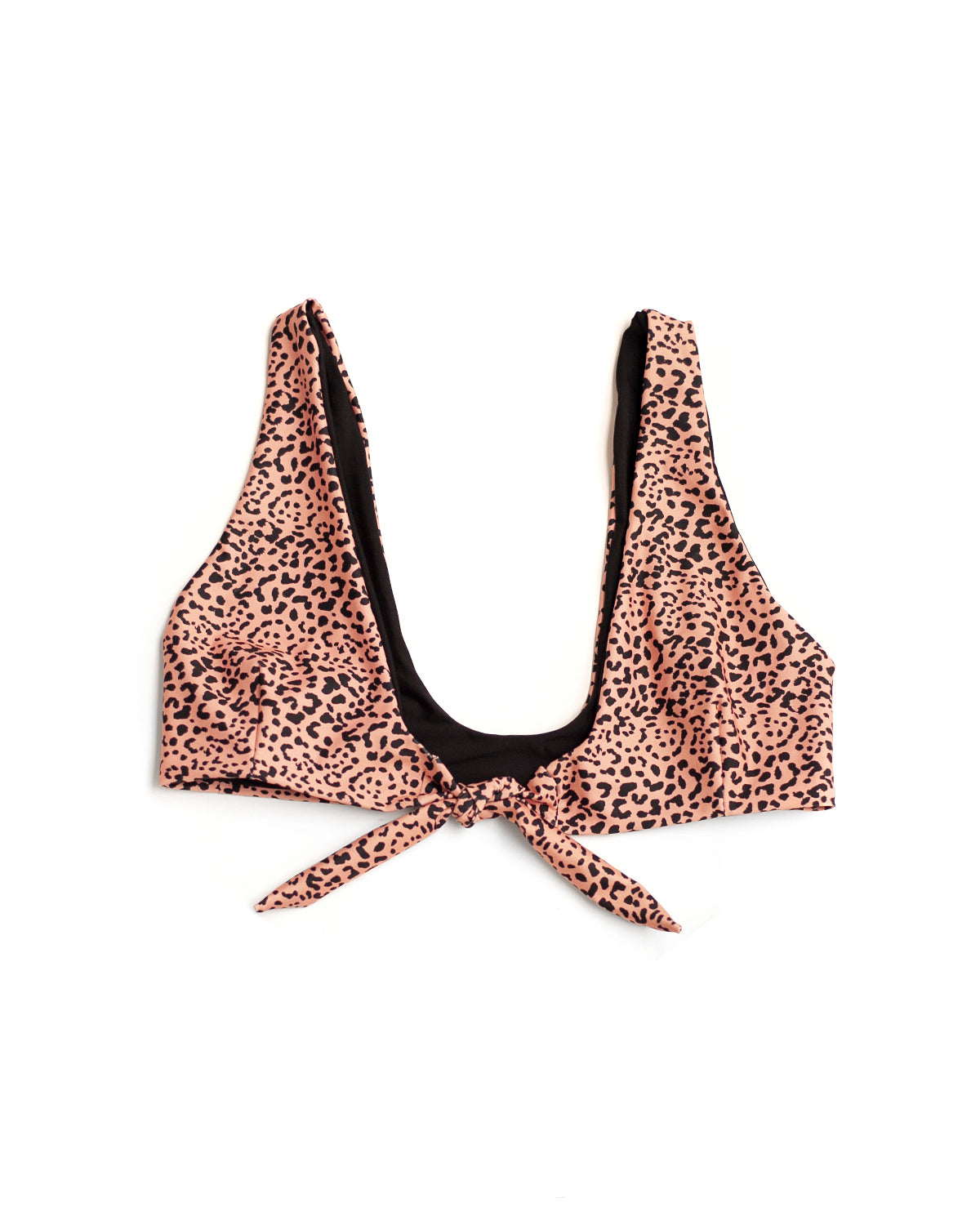 REVERSIBLE KNOTTED TOP CHEETAH