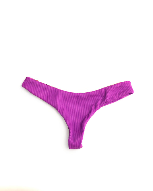 REVERSIBLE HIGH THONG PURPLE