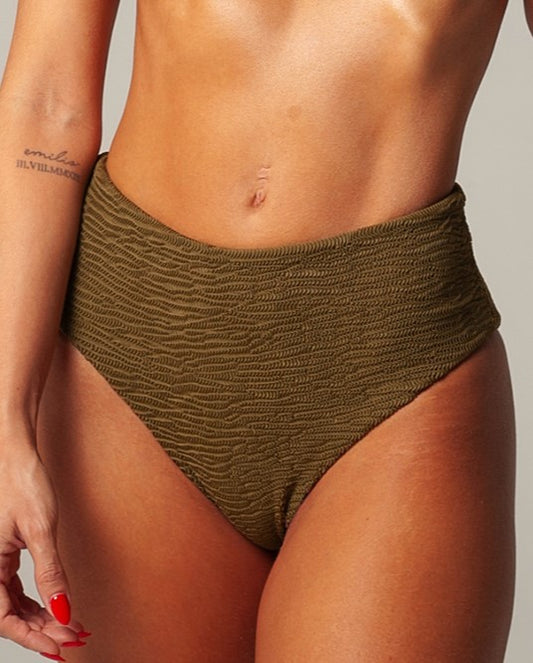 REVERSIBLE HIGH WAISTED GREEN CAMO IBIZA